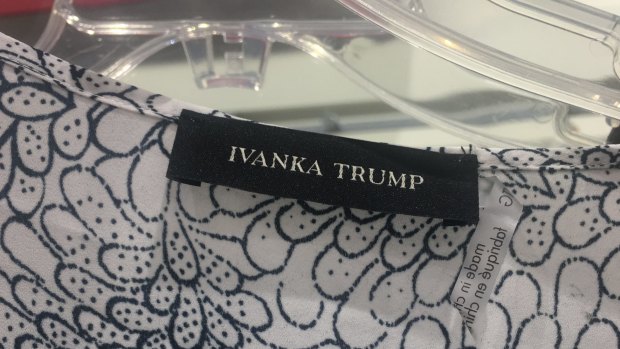 An Ivanka Trump shirt on sale at a TK Maxx store (one of the overseas outlets of TJ Maxx).