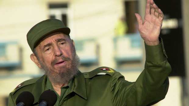 Former Cuban president Fidel Castro in Havana in 2004.