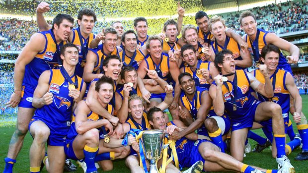 Glory - but at what ultimate cost? West Coast's 2006 premiership side.