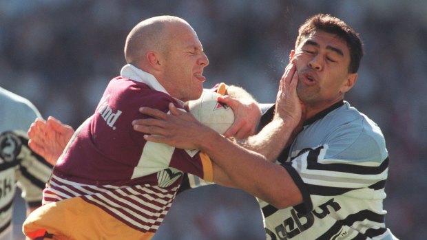 Kerrod Walters during his playing days for the Brisbane Broncos.