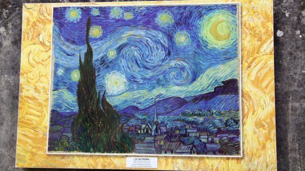 A copy of van Gogh's <i>The Starry Night</i>.