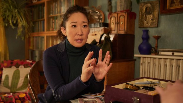 Sandra Oh plays dogged Secret Service agent Eve Polastri. 