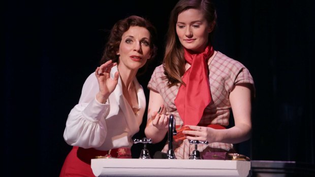 Christen O'Leary and Sarah Morrison in Ladies in Black, which took Best New Australian Work at the Helpmann Awards.