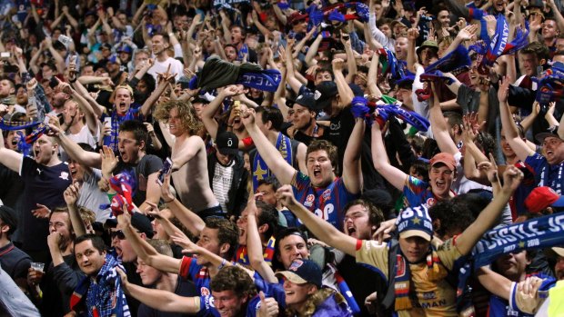 Try telling these Newcastle Jets fans that the F3 Derby isn't important. 