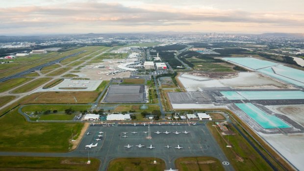New parallel runway at Brisbane Airport.