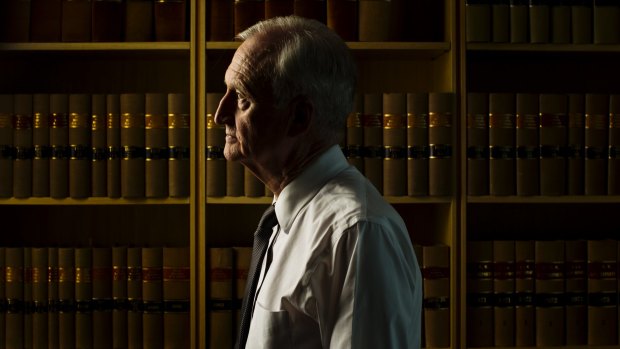 Not retiring quietly: Reg Blanch, chief judge of the NSW District Court, describes mandatory sentencing laws as "fundamentally unjust". 