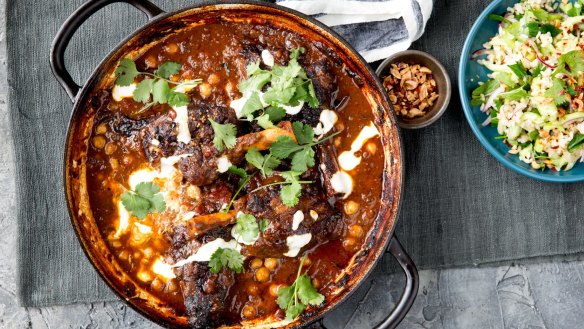 Spice things up: Add some lamb shanks to your shopping trolley and make this curry.