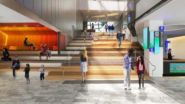 The entrance to ACMI is in line for an overhaul and will eventually look like this.