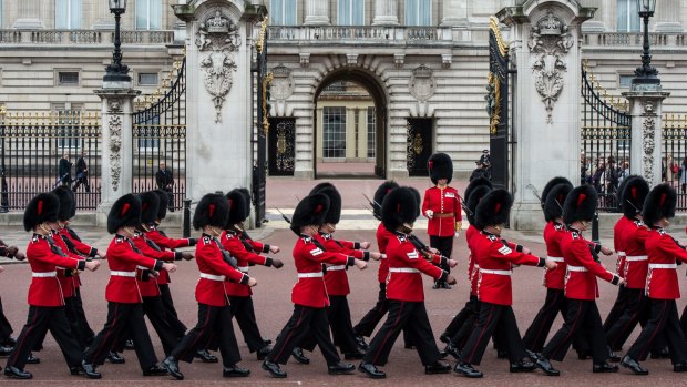 The show must go on: The Changing of the Guard and other regular activities will continue at Buckingham Palace throughout the refit.