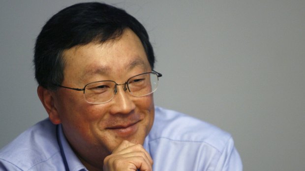 BlackBerry interim CEO John Chen.