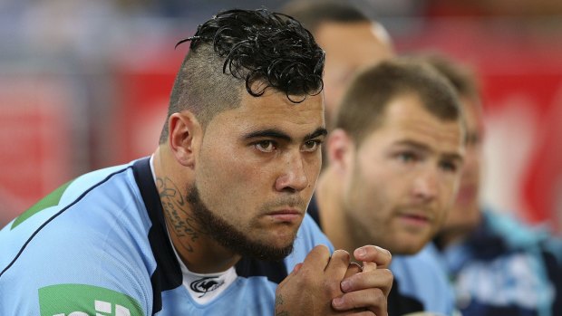 Back in the Blues team: Andrew Fifita.