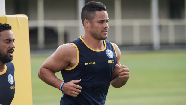 Jarryd Hayne has been working hard in training with the Eels according to Tim  Mannah.