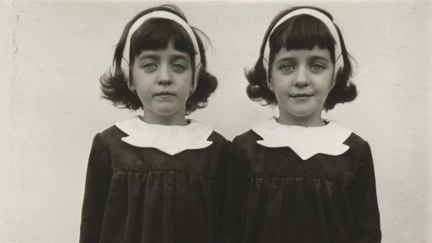 <i>Identical twins, Roselle, New Jersey</I> (1967), one of many striking images by Diane Arbus.