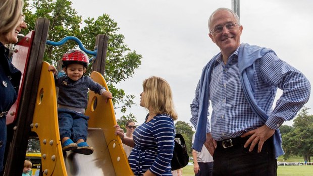 Prime Minister Malcolm Turnbull, who does not have a stylist on staff, wearing a fashion-forward look earlier this month.