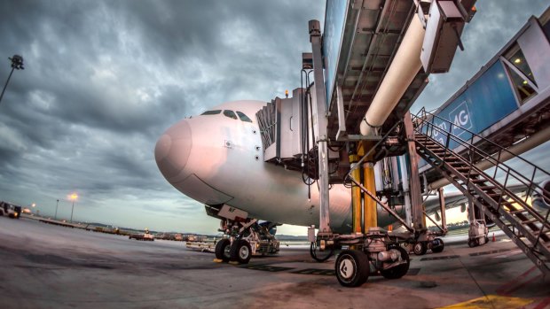 An Emirates Airbus A380. 