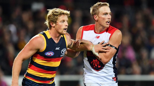 Rory Sloane was quiet by his standards and Bernie Vince had a win against his former club in his 200th AFL game.