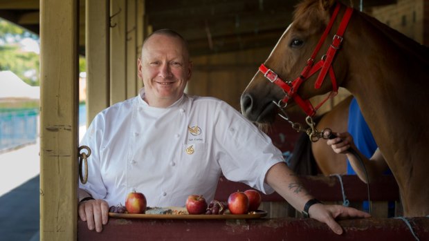 Ian Curley is one of the big name chefs catering at Caulfield. 