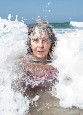 Sue Wiles, 76 from Wentworth Falls, says being in the water feels like home.