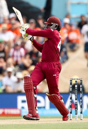 Chris Gayle will be looking to bounce back at Manuka Oval against Zimbabwe.
