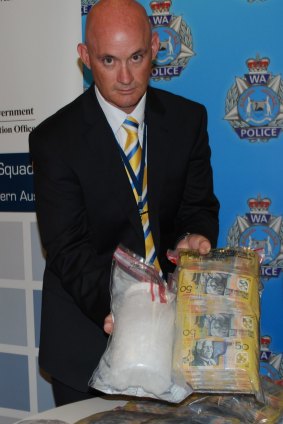 Some of the drugs and cash seized in the Lone Wolf raids. 