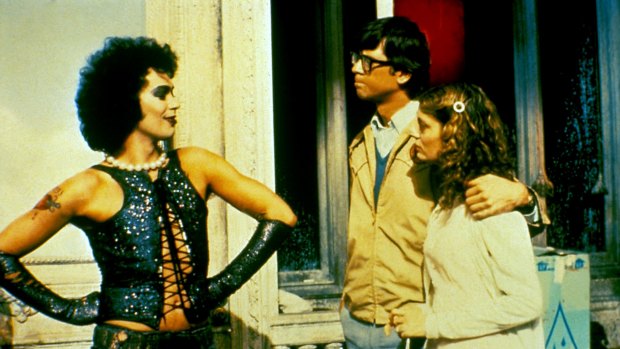 Tim Curry, Barry Bostwick and Susan Sarandon in 