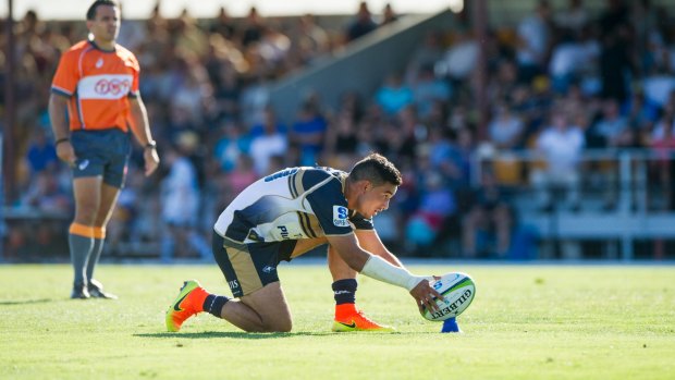Wharenui Hawera is one of the Brumbies' new faces this year.