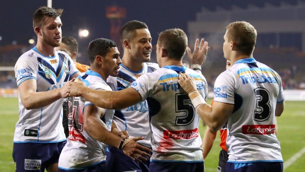 Happy homecoming: Hayne starred at 'his house' once again.