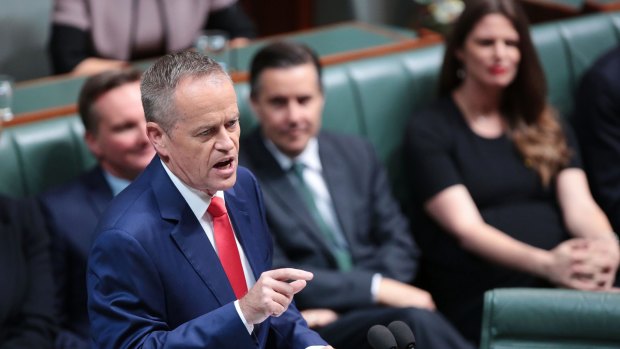 Bill Shorten finds himself being forced to the left.