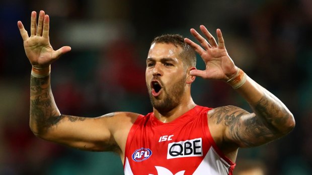 Buddy ripper: The Tigers have their work cut out to stop Lance Franklin, but are feeling confident.