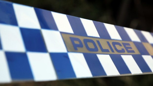 A man has died after his car struck a tree at Broadwater.