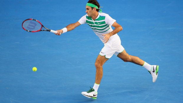Roger Federer has "updated gussets" under the arms to allow more motion.