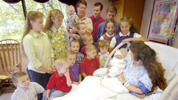The hyper-religious Duggar family from 19 Kids and Counting. 