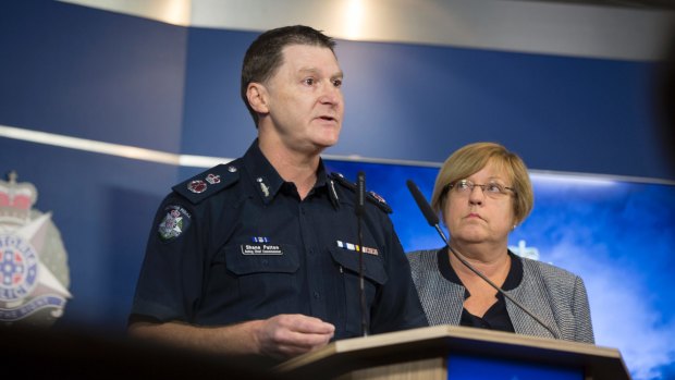 Victoria Police acting Chief Commissioner Shane Patton speaks to the media about the perceived threat of African youth crime.