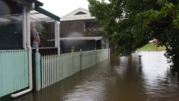 Flooding in Raymond Terrace.