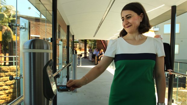 Gladys Berejiklian was formerly NSW Transport Minister and responsible for the rollout of the opal card.