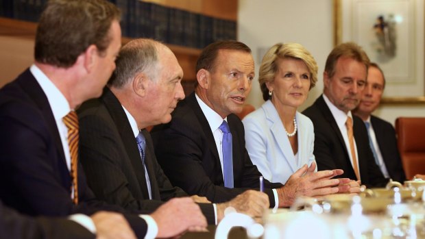 The low number of women in Prime Minister Tony Abbott's cabinet has been a source of criticism.