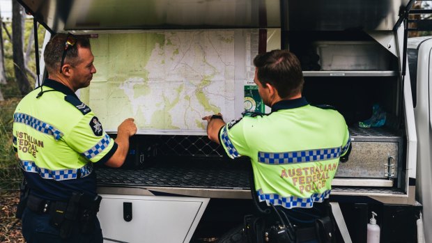 Police search and rescue have a number of resources to help find stranded bushwalkers, including drones and trail bikes.