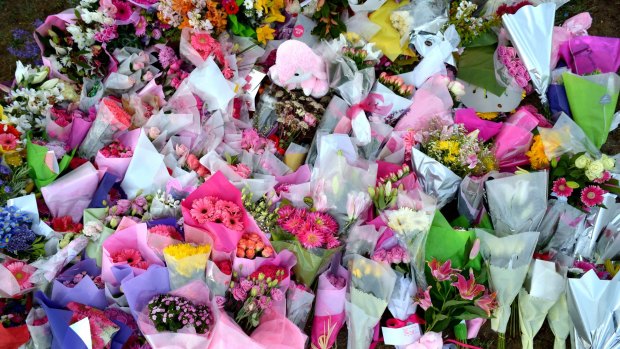 A sea of flowers has been placed at the reserve where Masa Vukotic died.
