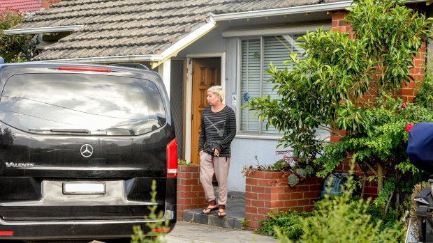 Vinh Le outside his family's Maidstone home where the alleged incident took place.