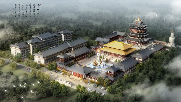 Grand scale: The $500 million theme park, which would replicate Beijing's Forbidden City, proposed for the central coast.