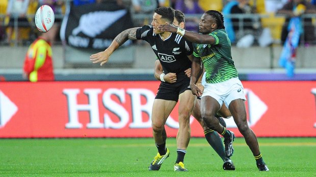 Hitting his straps: Kiwi superstar Sonny Bill Williams is improving as a Sevens player.