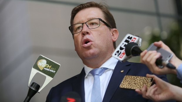 Deputy Premier and Justice and Police Minister Troy Grant is under pressure over the expansion of police powers.