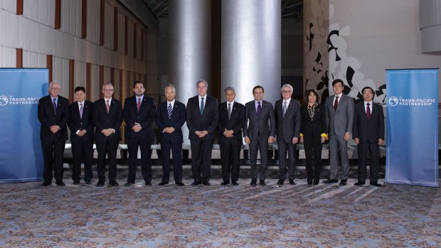 Signatories to the TPP include Australia, Brunei, Canada, Chile, Japan, Malaysia, Mexico, New Zealand, Peru, Singapore and Vietnam. Since this 2015 photo the US has backed out.