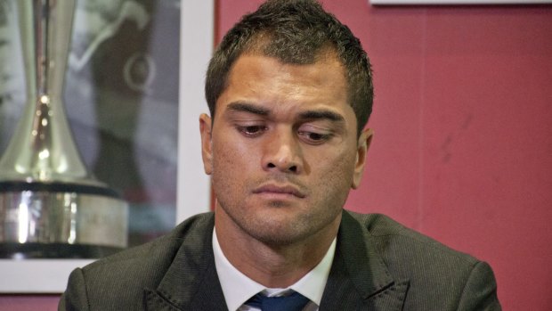 On the outer: Karmichael Hunt was discarded by the Gold Coast at the end of 2014.