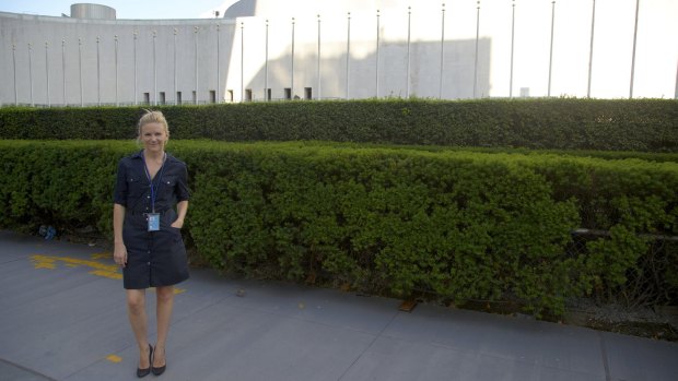 The frontline: Belinda Gurd works in communications at the UN.