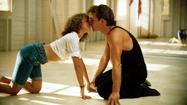 Patrick Swayze and Jennifer Grey in Dirty Dancing (1987).