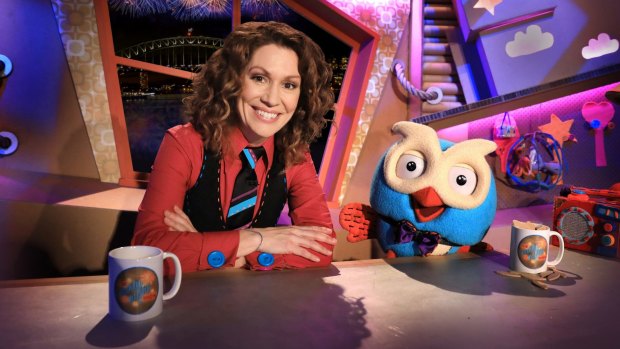 Kitty Flanagan and Hoot the owl will help ring in the New  Year on the ABC. 