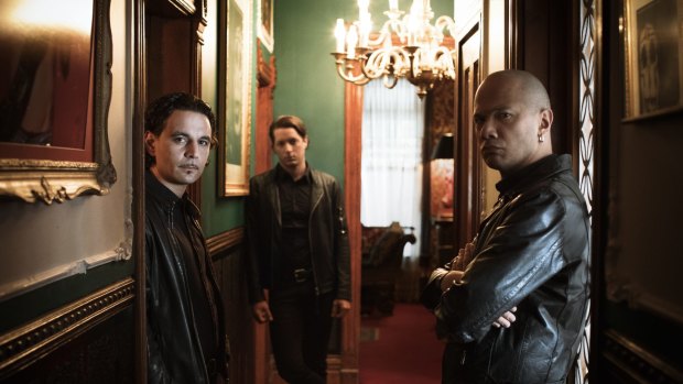 Danko Jones (right) who fronts the Canadian band that bears his name.