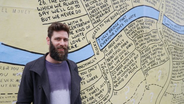 Chaz Hutton and his Map of Every City, an imagined, instantly recognisable landscape.
