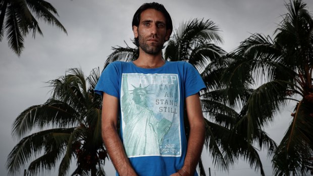 Behrouz Boochani on Manus Island, Papua New Guinea.